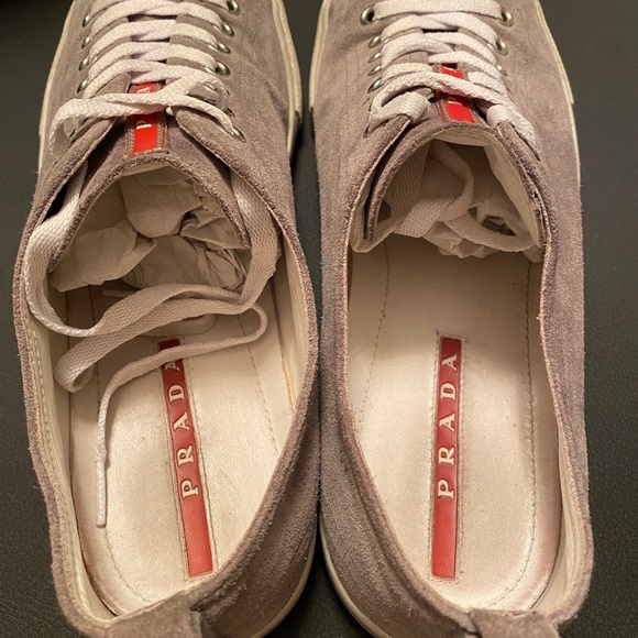 Prada suede low tops sneakers - Picture 3 of 9